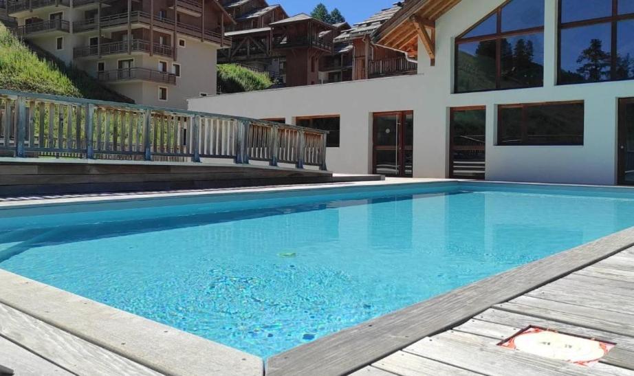Appt Le Hameau Des Rennes 4 Etoiles Pieds Des Pistes Piscine Interieure Exterieure Apartment Vars  Exterior photo